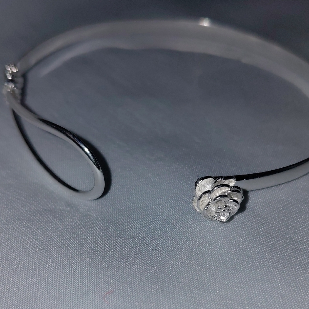 Chic Silver Women's Bracelet - Picture 7 of 9